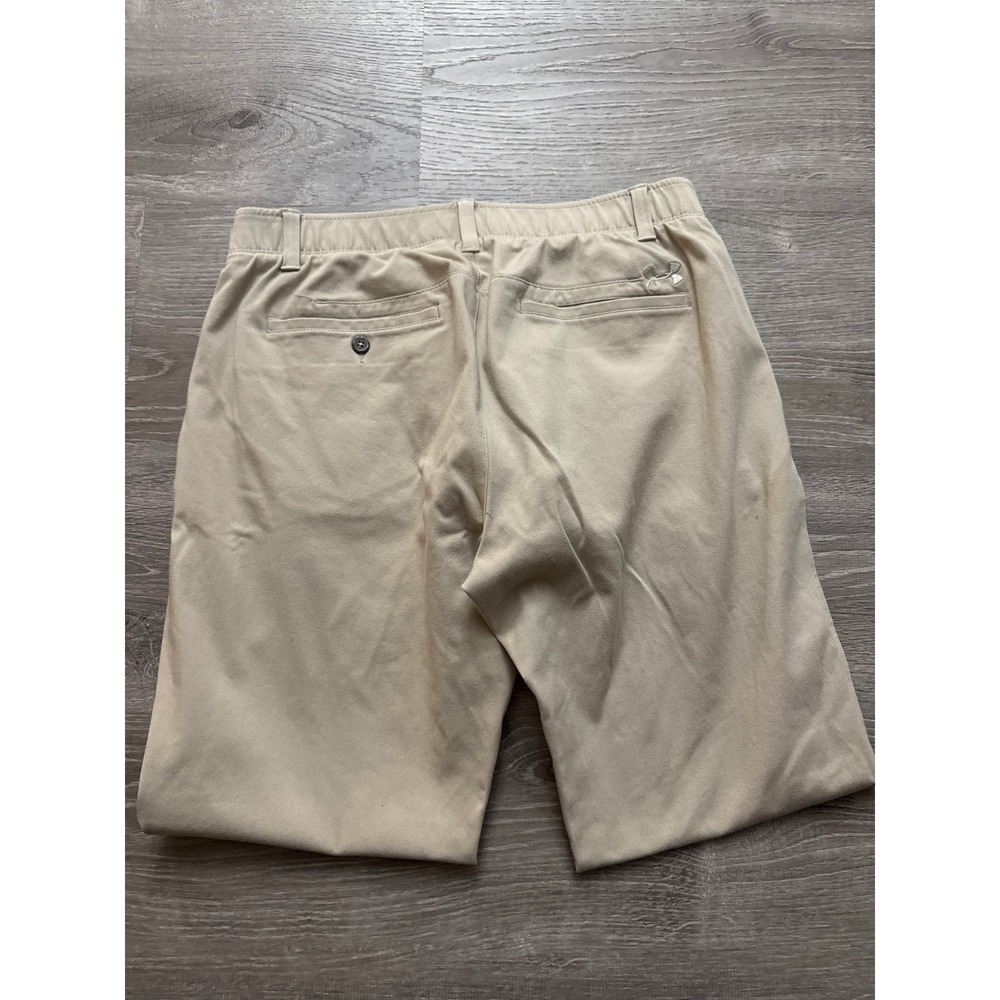 Under Armour Men Loose Fit‎ Chino Pants Khaki Size 34x32 athletic outdoor - Picture 5 of 6